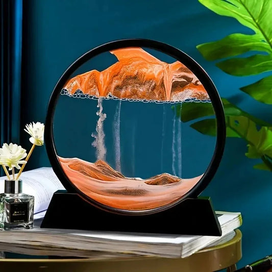 3D Hourglass Moving Sand
